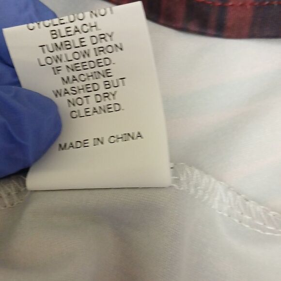 Casual V Neck Sleeveless Top With Star Print And Fringe Detail. XL NWT Brick Red - Picture 7 of 10